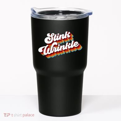 Retro Humor Stink Wrinkle Tumbler