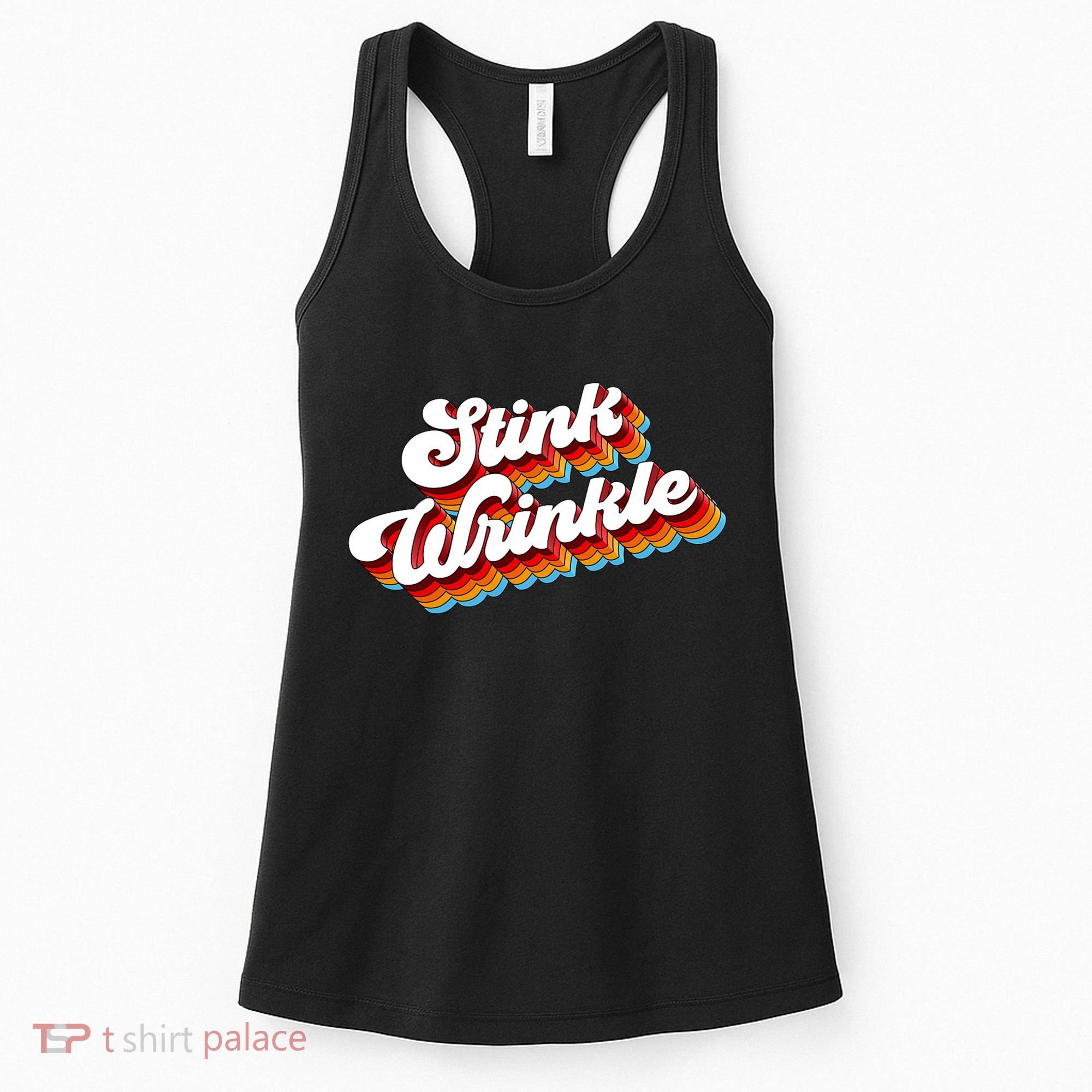 Retro Humor Stink Wrinkle Women's Tank Top
