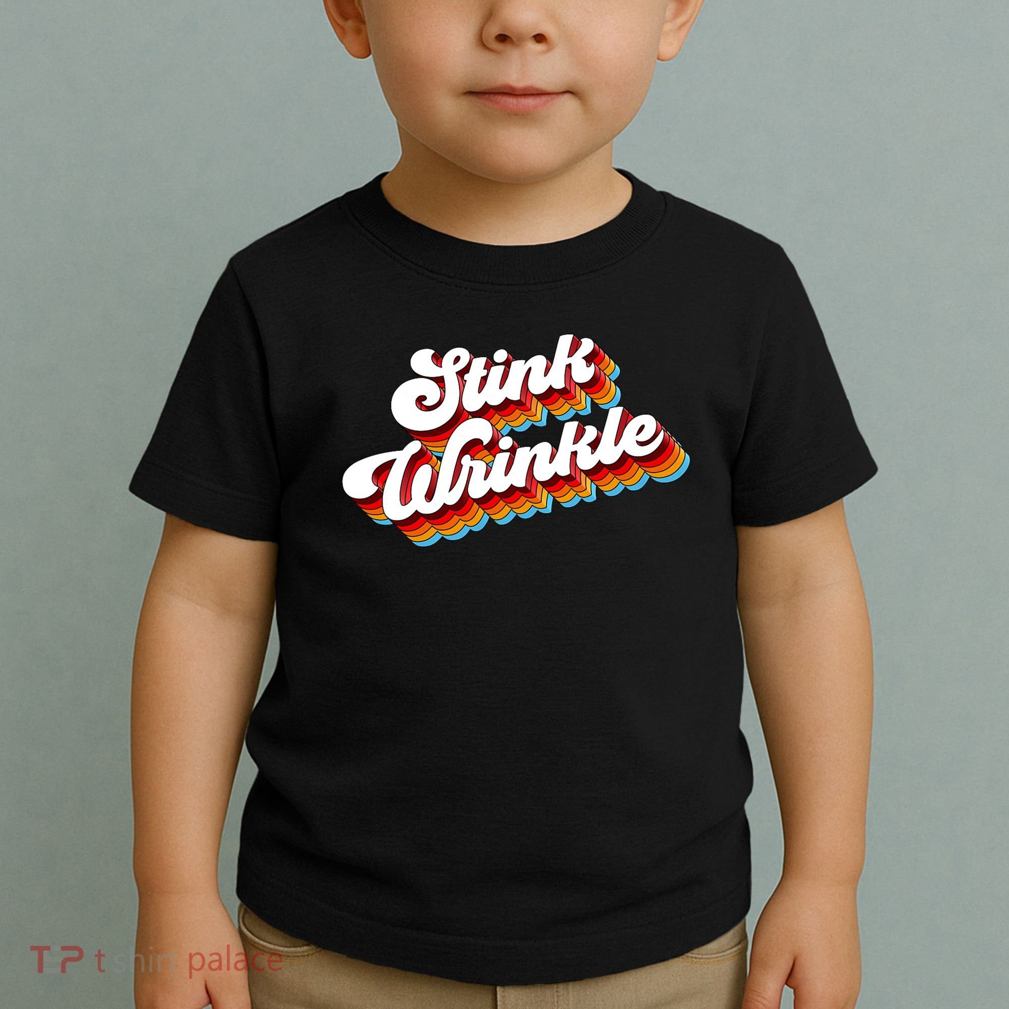 Retro Humor Stink Wrinkle Toddler T-Shirt