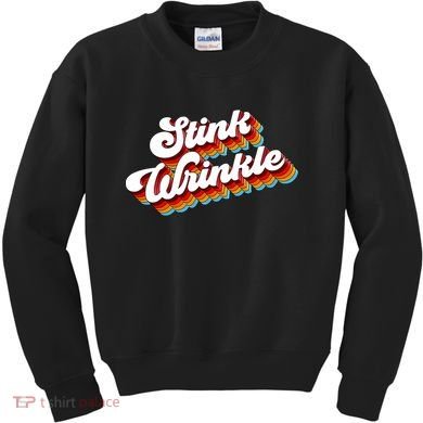 Retro Humor Stink Wrinkle Kids Sweatshirt