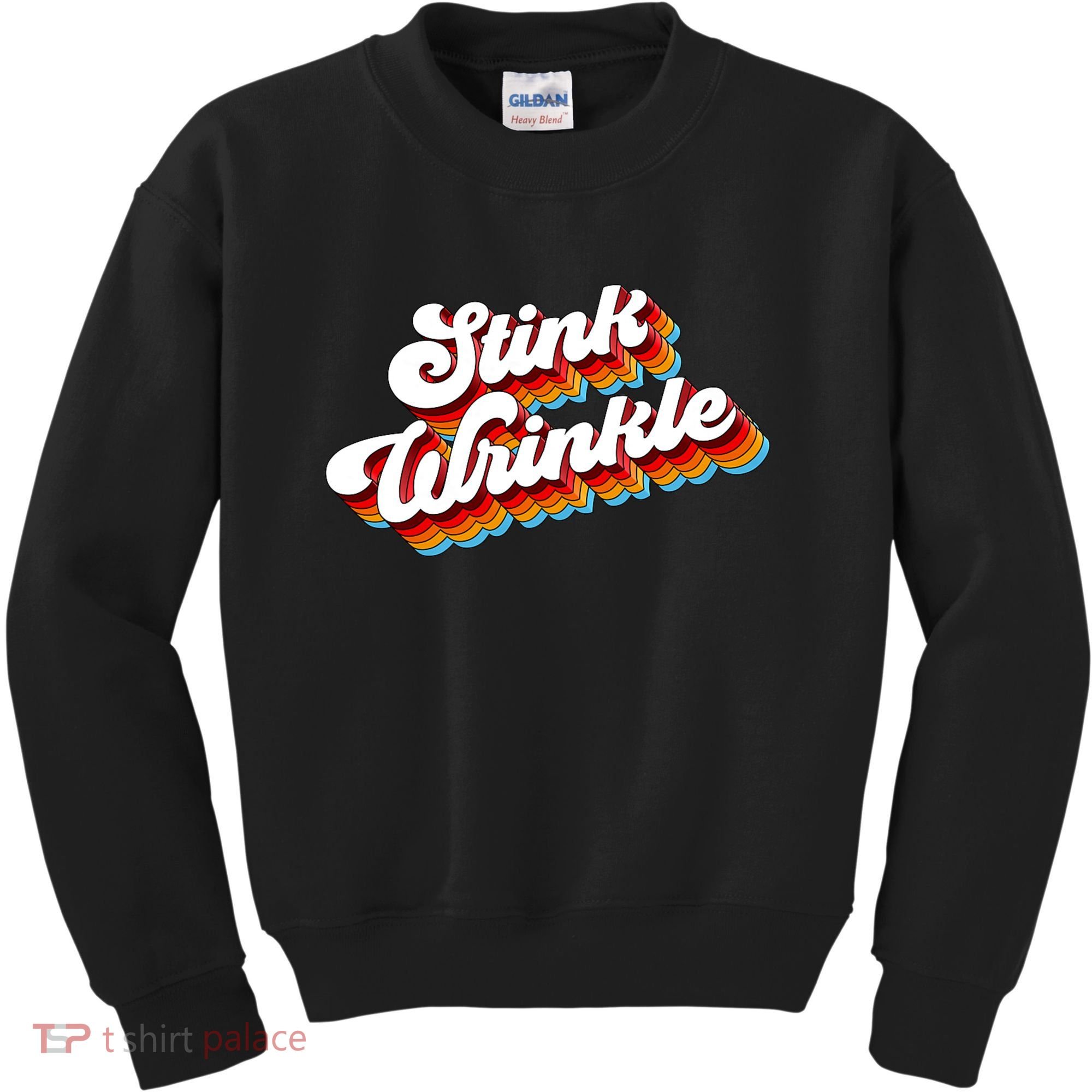 Retro Humor Stink Wrinkle Kids Sweatshirt