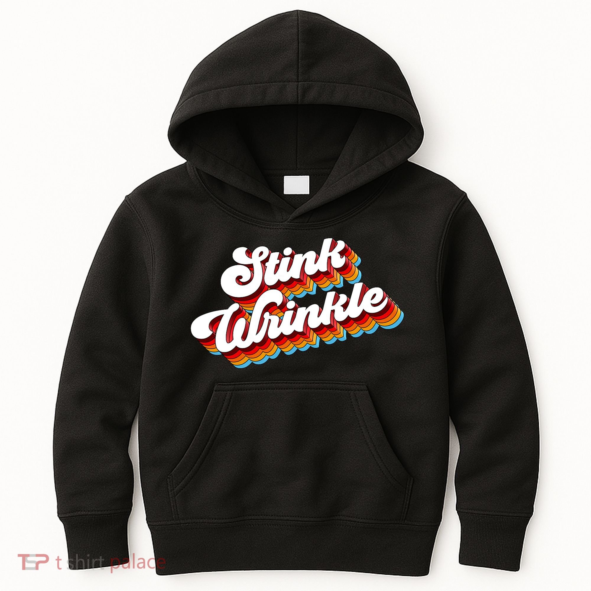 Retro Humor Stink Wrinkle Kids Hoodie