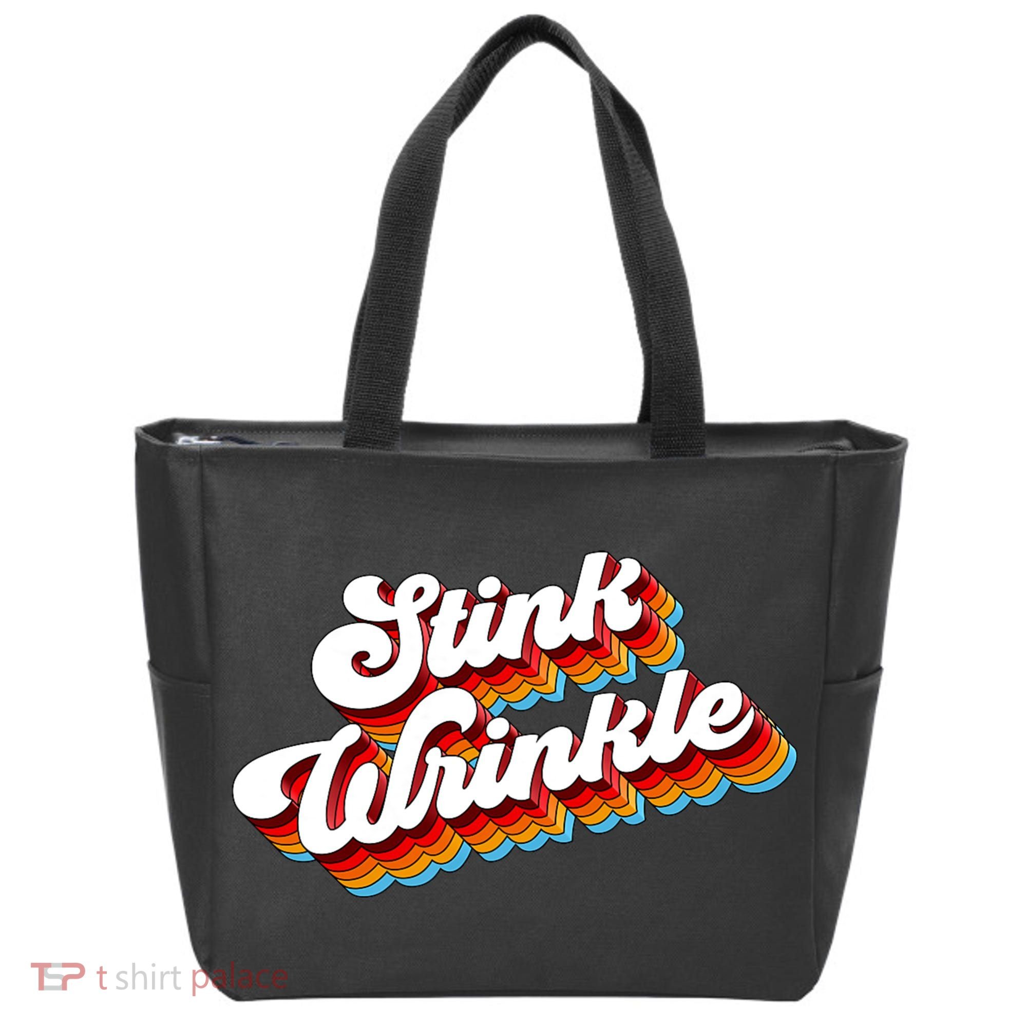 Retro Humor Stink Wrinkle Tote Bag