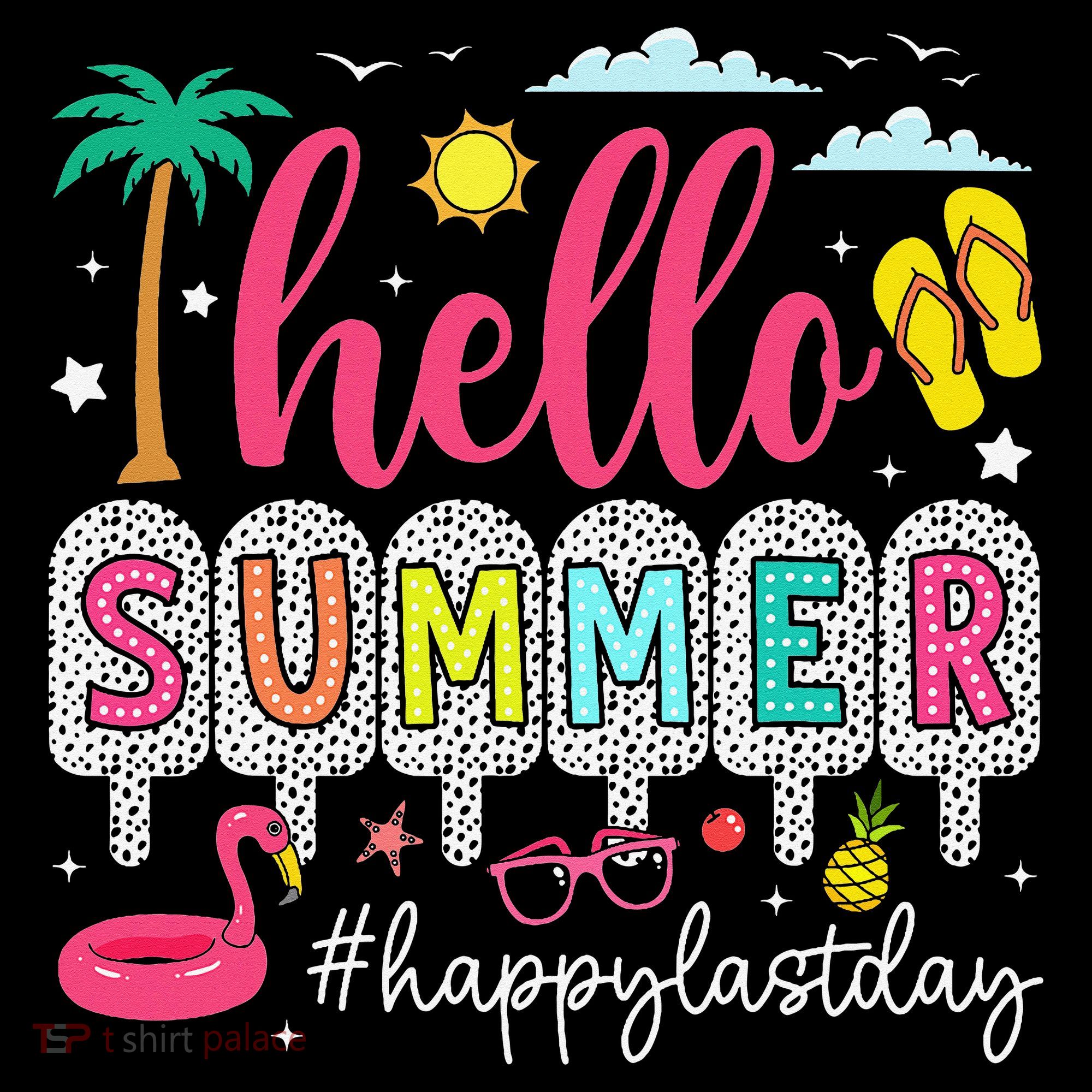 Retro Hello Summer Happy Last Day Of School Teacher Student Coffee Mug