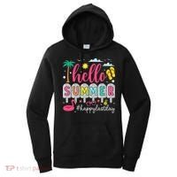 Retro Hello Summer Happy Last Day Of School Teacher Student Women's Hoodie thumb 0