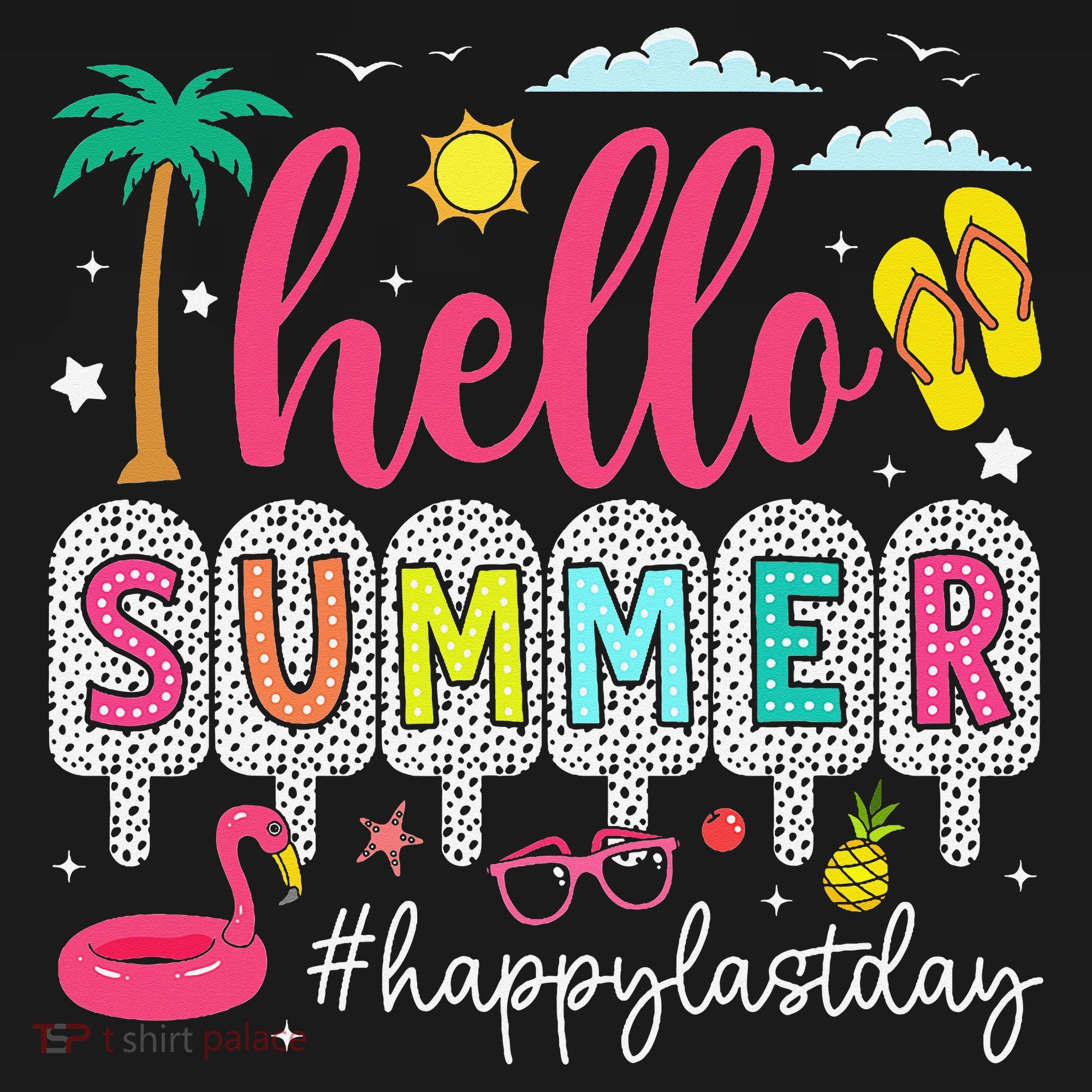 Retro Hello Summer Happy Last Day Of School Teacher Student Visor