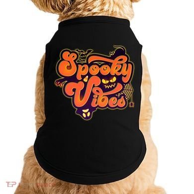 Retro Halloween Spooky Vibes Doggie Tank