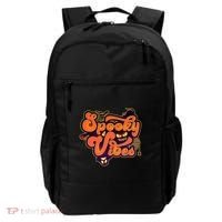 Retro Halloween Spooky Vibes Backpack thumb 0
