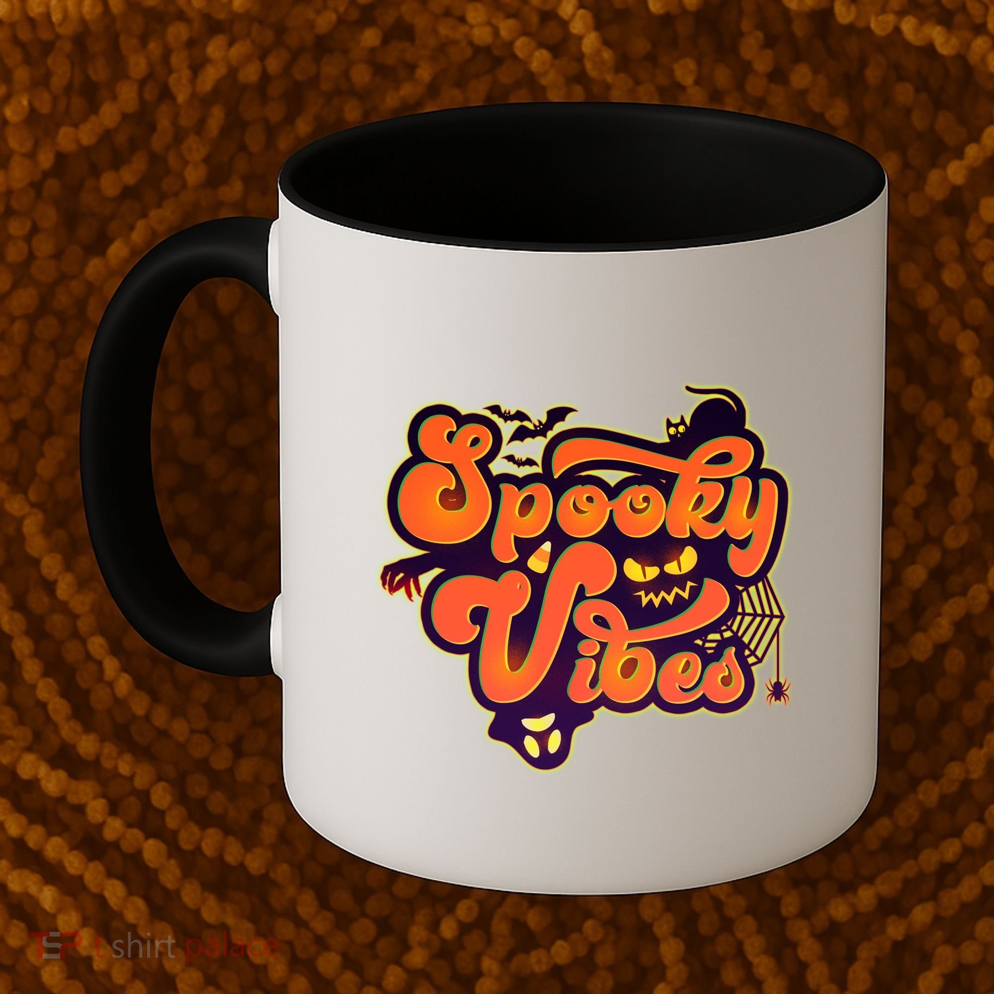 Retro Halloween Spooky Vibes Coffee Mug