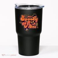 Retro Halloween Spooky Vibes Tumbler thumb 0