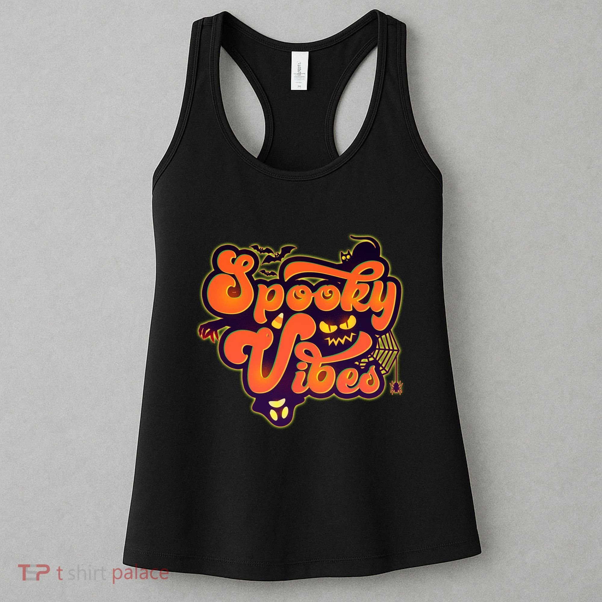 Retro Halloween Spooky Vibes Women's Tank Top