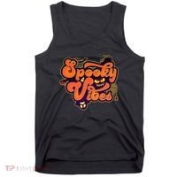 Retro Halloween Spooky Vibes Tank Top thumb 0