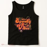 Retro Halloween Spooky Vibes Tank Top thumb 2