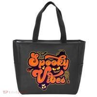 Retro Halloween Spooky Vibes Tote Bag thumb 0