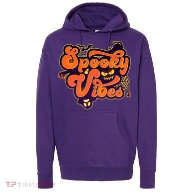 Retro Halloween Spooky Vibes Hoodie