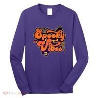 Retro Halloween Spooky Vibes Long Sleeve Shirt thumb 0