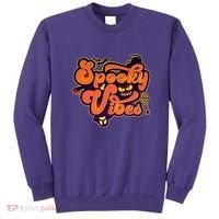 Retro Halloween Spooky Vibes Sweatshirt thumb 0