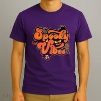 Retro Halloween Spooky Vibes T-Shirt thumb 3