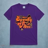 Retro Halloween Spooky Vibes T-Shirt thumb 5