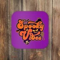 Retro Halloween Spooky Vibes Coaster thumb 0