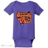 Retro Halloween Spooky Vibes Baby Bodysuit thumb 0