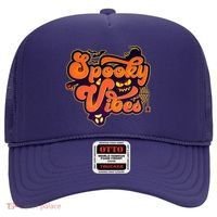 Retro Halloween Spooky Vibes Hat thumb 0