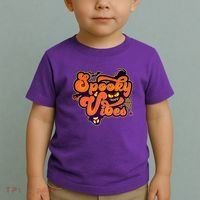Retro Halloween Spooky Vibes Toddler T-Shirt thumb 2