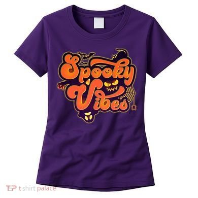 Retro Halloween Spooky Vibes Women's T-Shirt