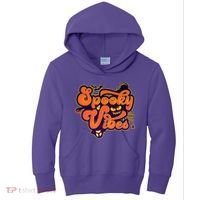 Retro Halloween Spooky Vibes Kids Hoodie thumb 0