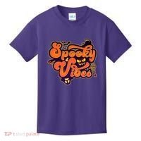 Retro Halloween Spooky Vibes Kids T-Shirt thumb 0