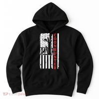 Raccoon Hunting Season USA Flag Coon Hunter Hoodie thumb 0