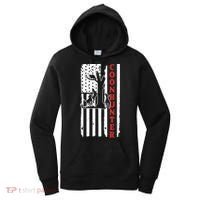 Raccoon Hunting Season USA Flag Coon Hunter Women's Hoodie thumb 0