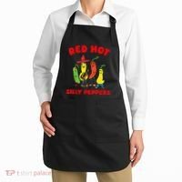 Red Hot Silly Peppers Apron thumb 2