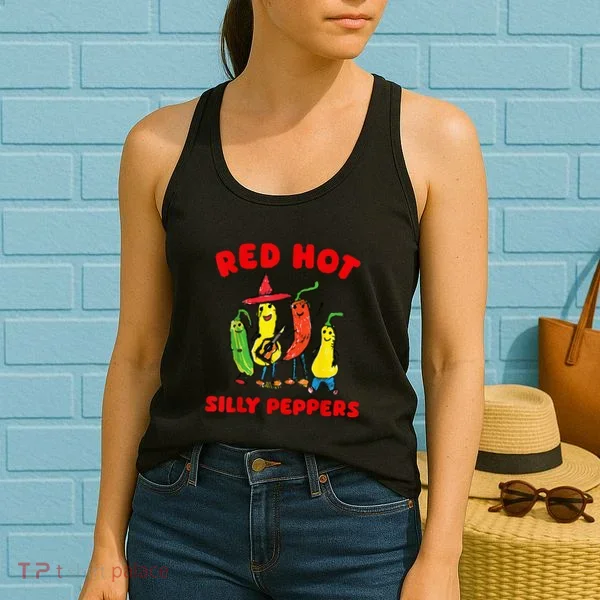 Red Hot Silly Peppers Women's Tank Top