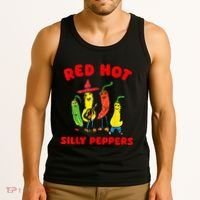 Red Hot Silly Peppers Tank Top thumb 3