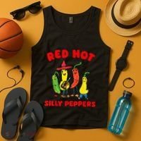 Red Hot Silly Peppers Tank Top thumb 4