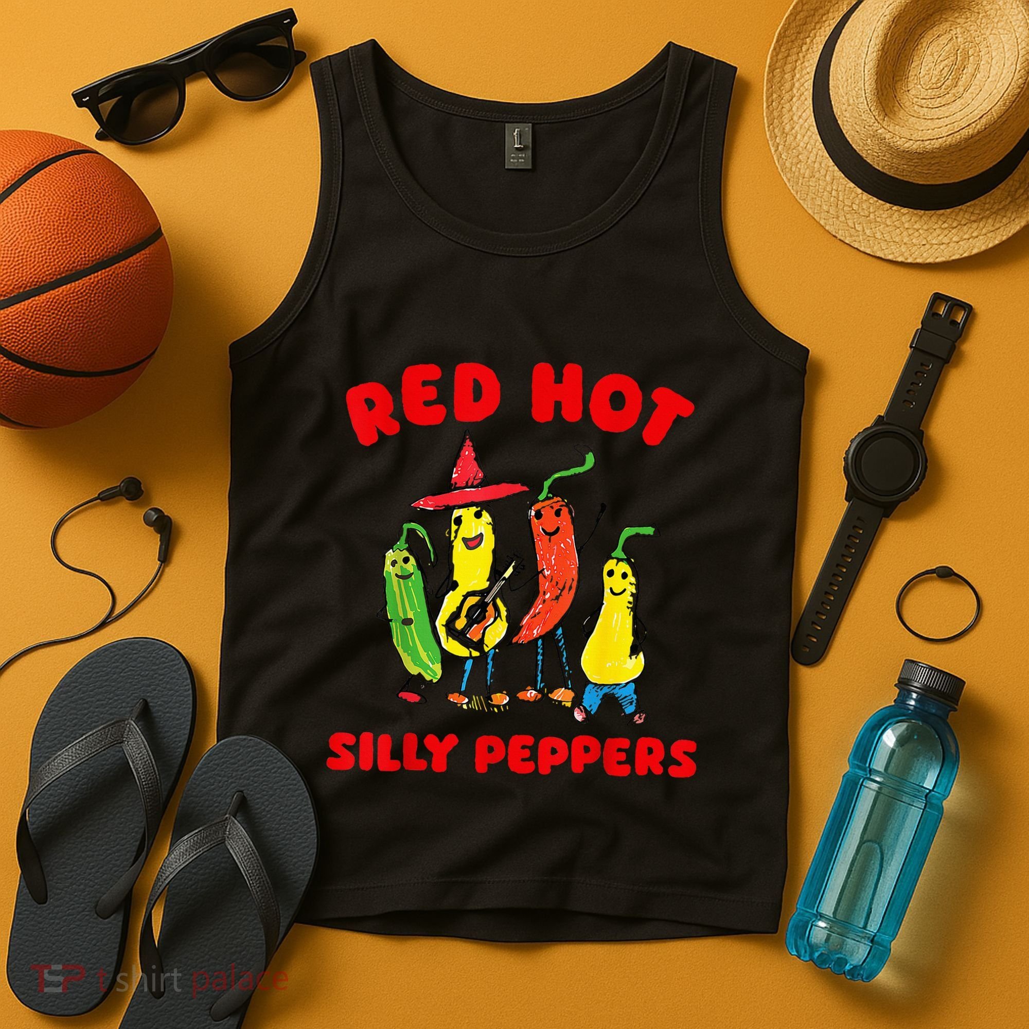 Red Hot Silly Peppers Tank Top