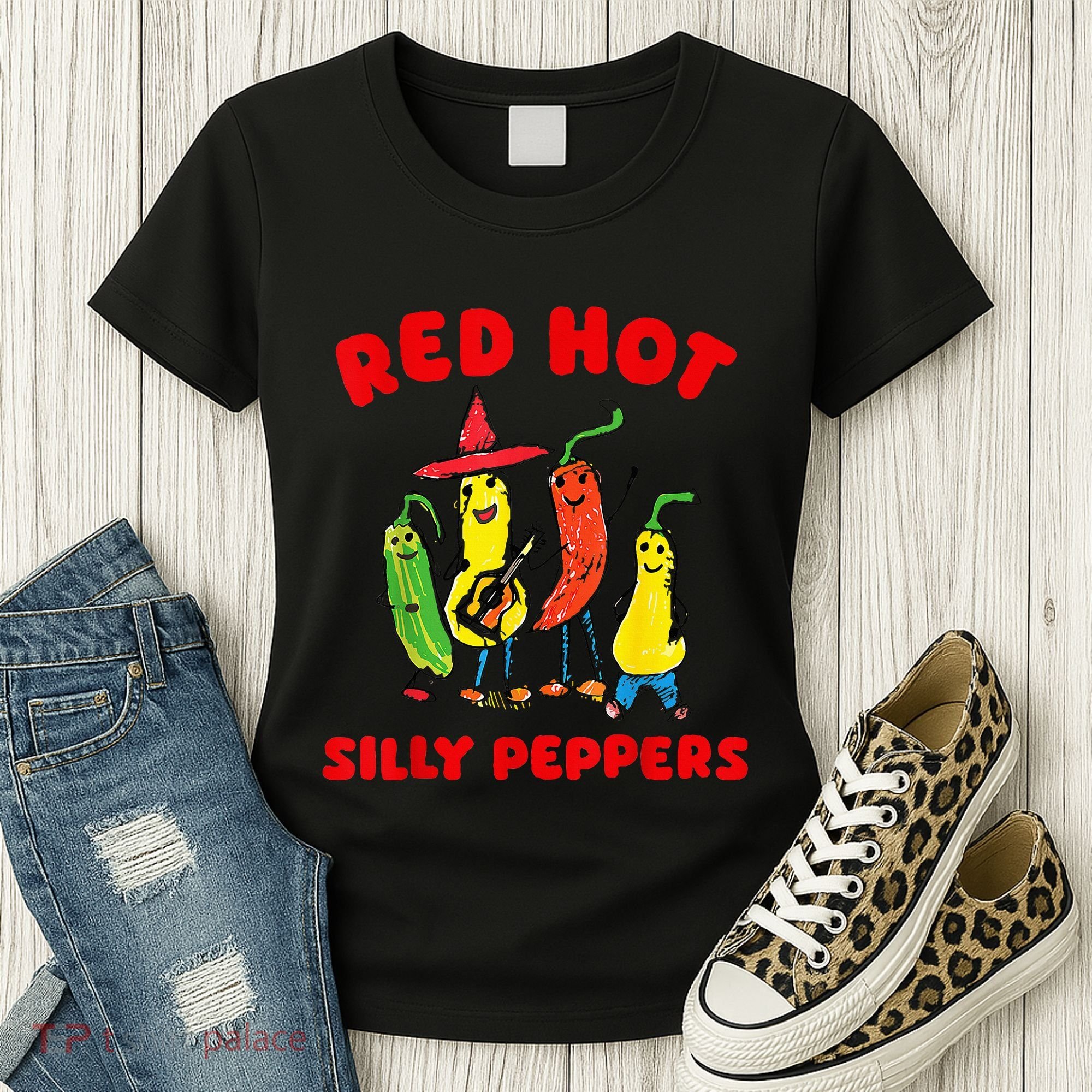 Red Hot Silly Peppers Women's T-Shirt