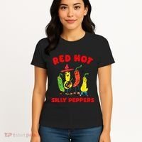 Red Hot Silly Peppers Women's T-Shirt thumb 4