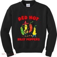 Red Hot Silly Peppers Kids Sweatshirt thumb 0