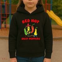 Red Hot Silly Peppers Kids Hoodie thumb 3