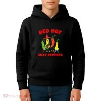 Red Hot Silly Peppers Kids Hoodie thumb 4