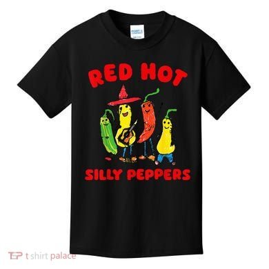 Red Hot Silly Peppers Kids T-Shirt