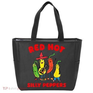 Red Hot Silly Peppers Tote Bag