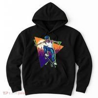 Retro Halloween Skateboarding Skater Skeleton Hoodie thumb 0