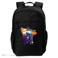 Retro Halloween Skateboarding Skater Skeleton Backpack thumb 0