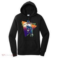 Retro Halloween Skateboarding Skater Skeleton Women's Hoodie thumb 0