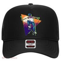 Retro Halloween Skateboarding Skater Skeleton Hat thumb 0