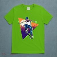 Retro Halloween Skateboarding Skater Skeleton T-Shirt thumb 5
