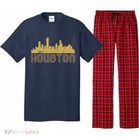 Retro Houston Skyline Texas Pajama Set thumb 0